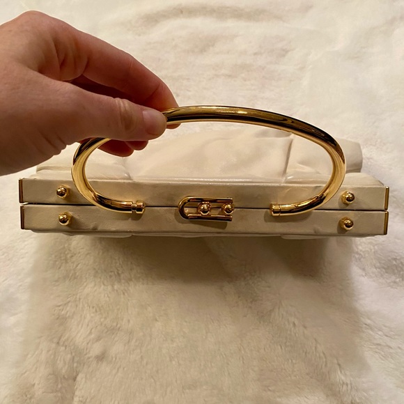 Miu Miu Gold Hardware Soft Calfskin Handbag - Picture 3 of 11